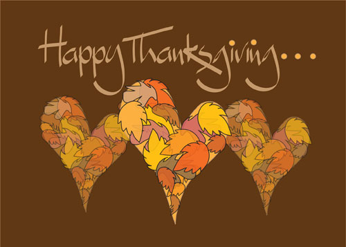 happy thanksgiving with hearts 2012 w 25 Happy Thanksgiving Day 2012 HD Wallpapers