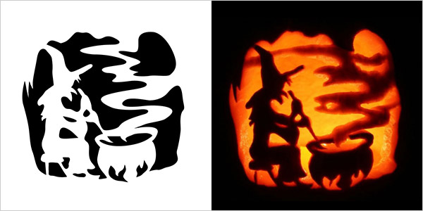 5 Best Halloween Scary Pumpkin Carving Stencils 2013 Designbolts