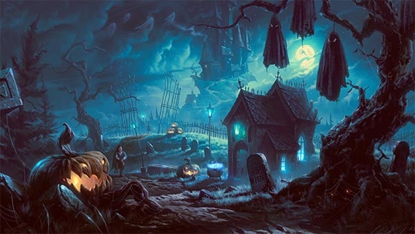 Free Scary Halloween Backgrounds & Wallpaper Collection 2014 – Designbolts