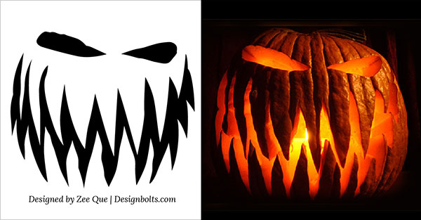 Scary Pumpkin Carving Ideas Printable prntbl concejomunicipaldechinu