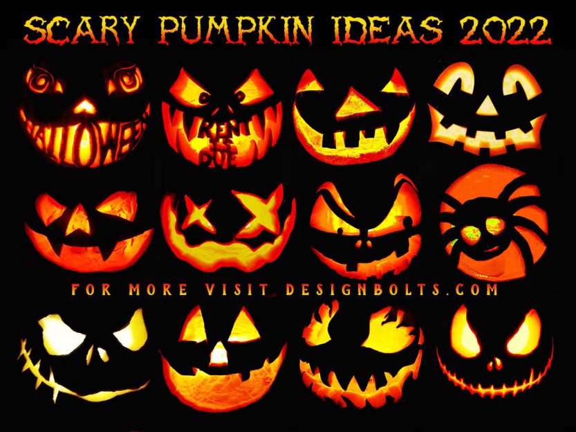 Scary Halloween Pumpkin Carving Ideas Designbolts