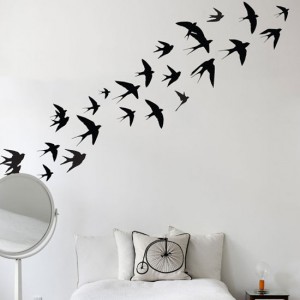 50+ Beautiful Designs Of Wall Stickers / Wall Art Decals To Decor Your ...