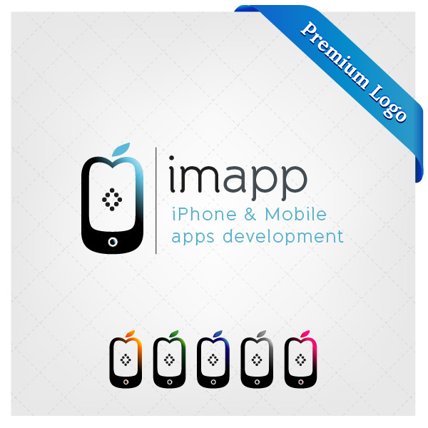 imapp iPhone & Mobile Apps Development Logo Design