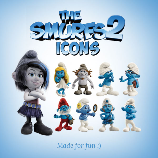 the smurfs characters names and pictures