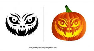 Halloween 2013 Free Scary Pumpkin Carving Patterns / Ideas / Stencils