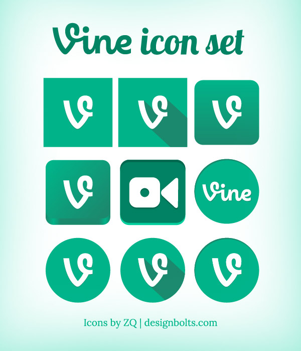 vine icon circle