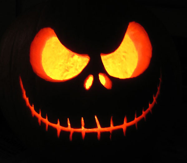 evil jack skellington pumpkin stencil
