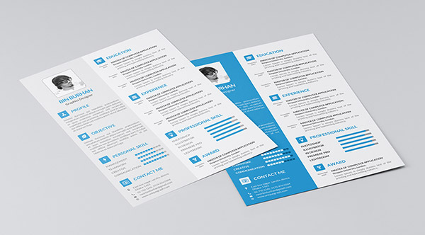 50+ Beautiful Free Resume (CV) Templates in Ai, Indesign & PSD Formats ...