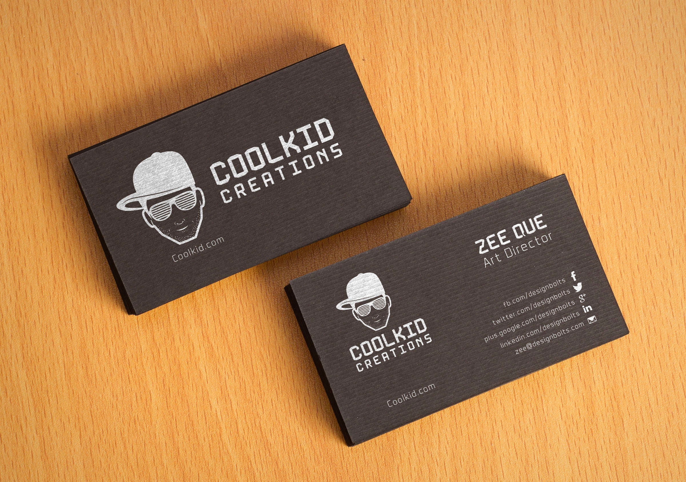 Download Free Black Textured Business Card Design Template Mockup Psd
