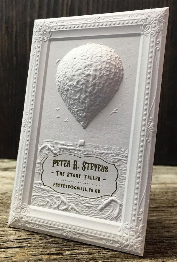 Absolutely Stunning 3D Embossed Business Cards by Jukebox Print