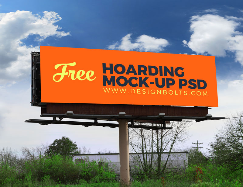 Download 2 Free Outdoor Advertising Billboard Hoarding Mockup Psd Files