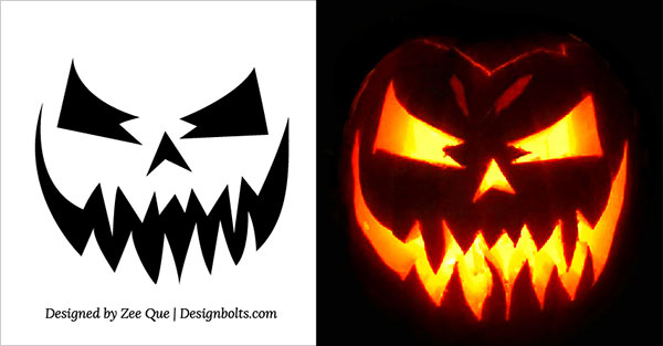 30 Free Scary Halloween Pumpkin Carving Stencils, Patterns & Ideas 2017 ...