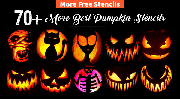 10 Scary Halloween Pumpkin Carving Stencils, Ideas, Faces & Printable ...