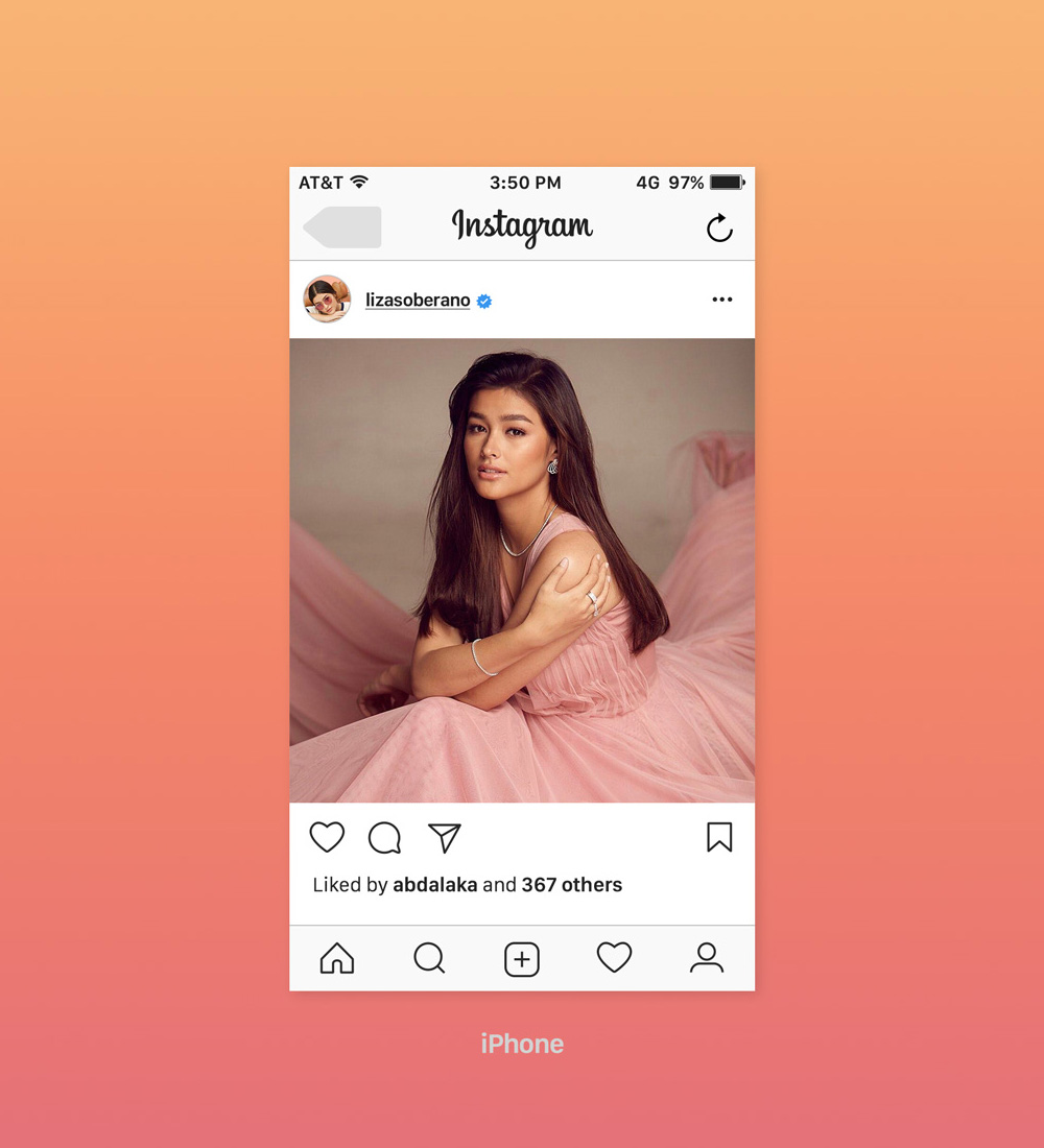 app for instagram posts layout