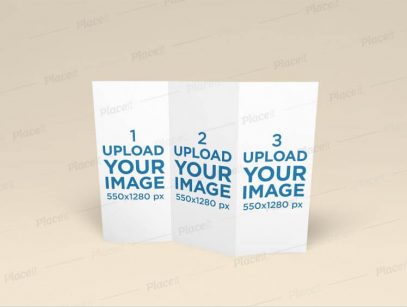 40 Best Free Tri-Fold / 3 Panel Brochure Mockup PSD Files