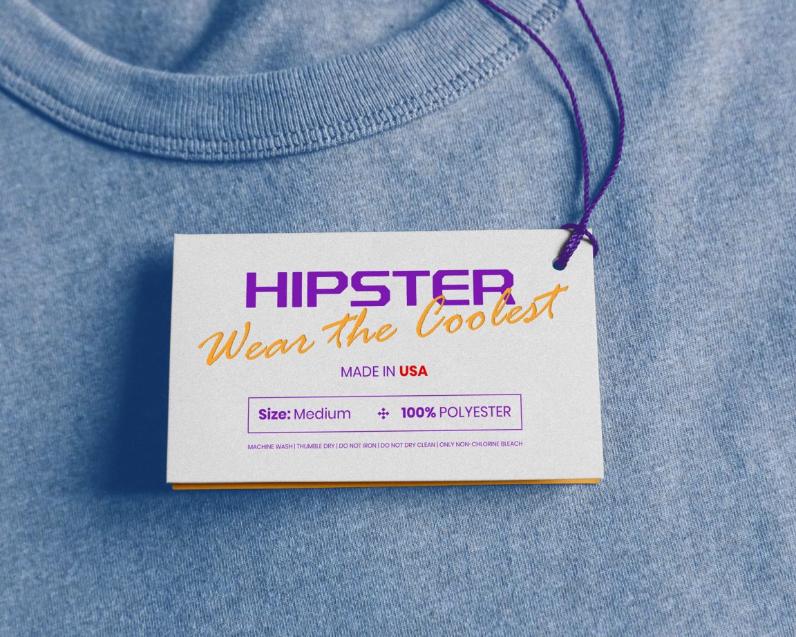 Download Free Clothing Hang Tag Mockup PSD