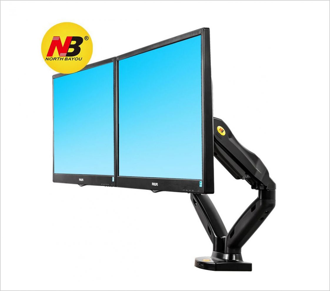 10 Best Dual Arm Monitor Desk Mount Stands For Designers And Video Editors 4341