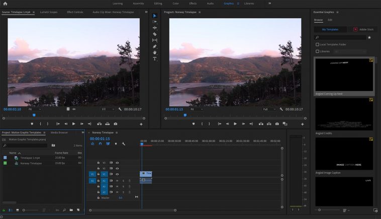 How to Work with the New Motion Graphic Panel in Premiere Pro