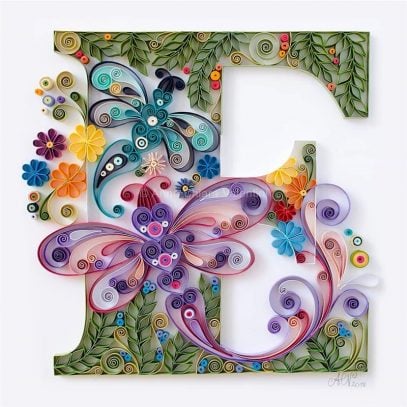 40+ Examples of Creative Paper Typography Art By Anna Chiara Valentini ...