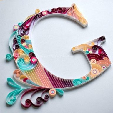 40+ Examples of Creative Paper Typography Art By Anna Chiara Valentini ...