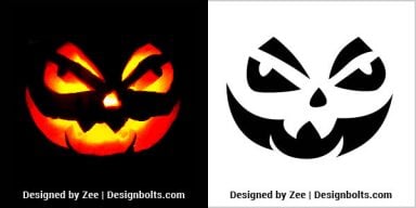 10 Free Scary Halloween Pumpkin Carving Stencils, Patterns & Ideas 2019 ...