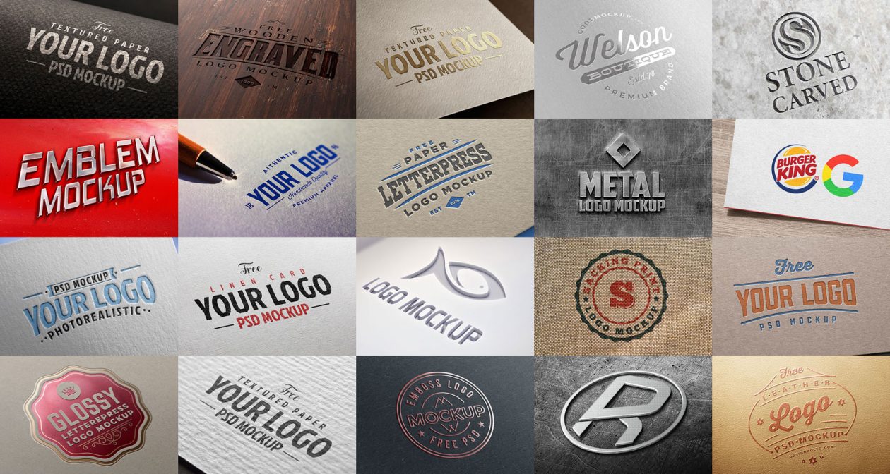 Download 20 Awesome New Free Logo Mockup Presentations For 2020 ...