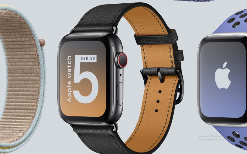 Download Free Apple Watch Series 5 Mockup PSD With 10 Different Bands | Designbolts