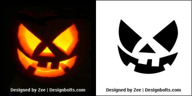 10 Free Scary Halloween Pumpkin Carving Stencils, Printable Patterns ...