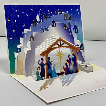 25+ Beautiful Handmade Pop-Up 3D Cut Out Christmas Greeting Cards of ...