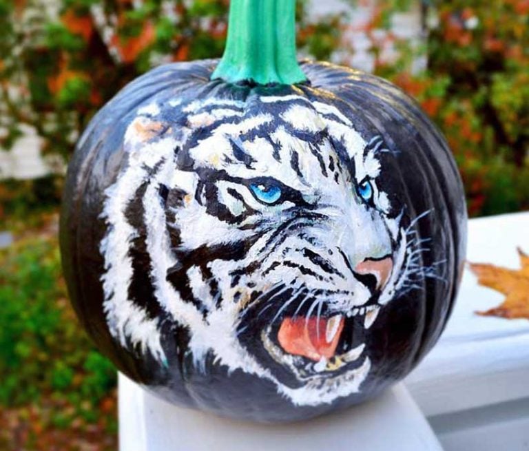 100+ Cool No-Carve Painted Pumpkin Ideas, Designs & Faces 2019 ...