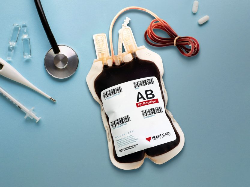 Download Free Blood Bag Label Mockup PSD | Designbolts