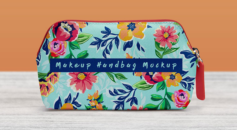 Download Free Makeup Handbag Purse Mockup PSD | Designbolts