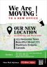 Free Office Moving Announcement Flyer Design Template Ai - Designbolts