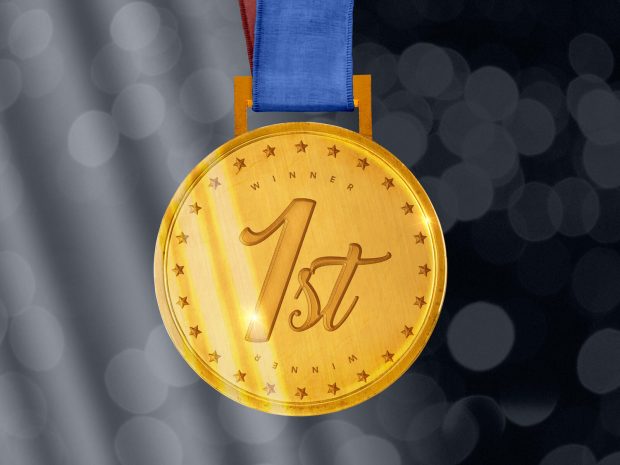 Free Sports Gold Medal Mockup PSD | Designbolts