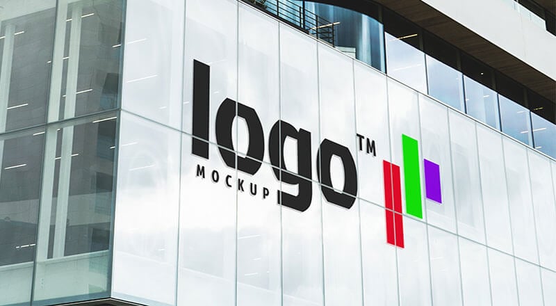 Download Free Office Building Logo Mockup Psd Designbolts