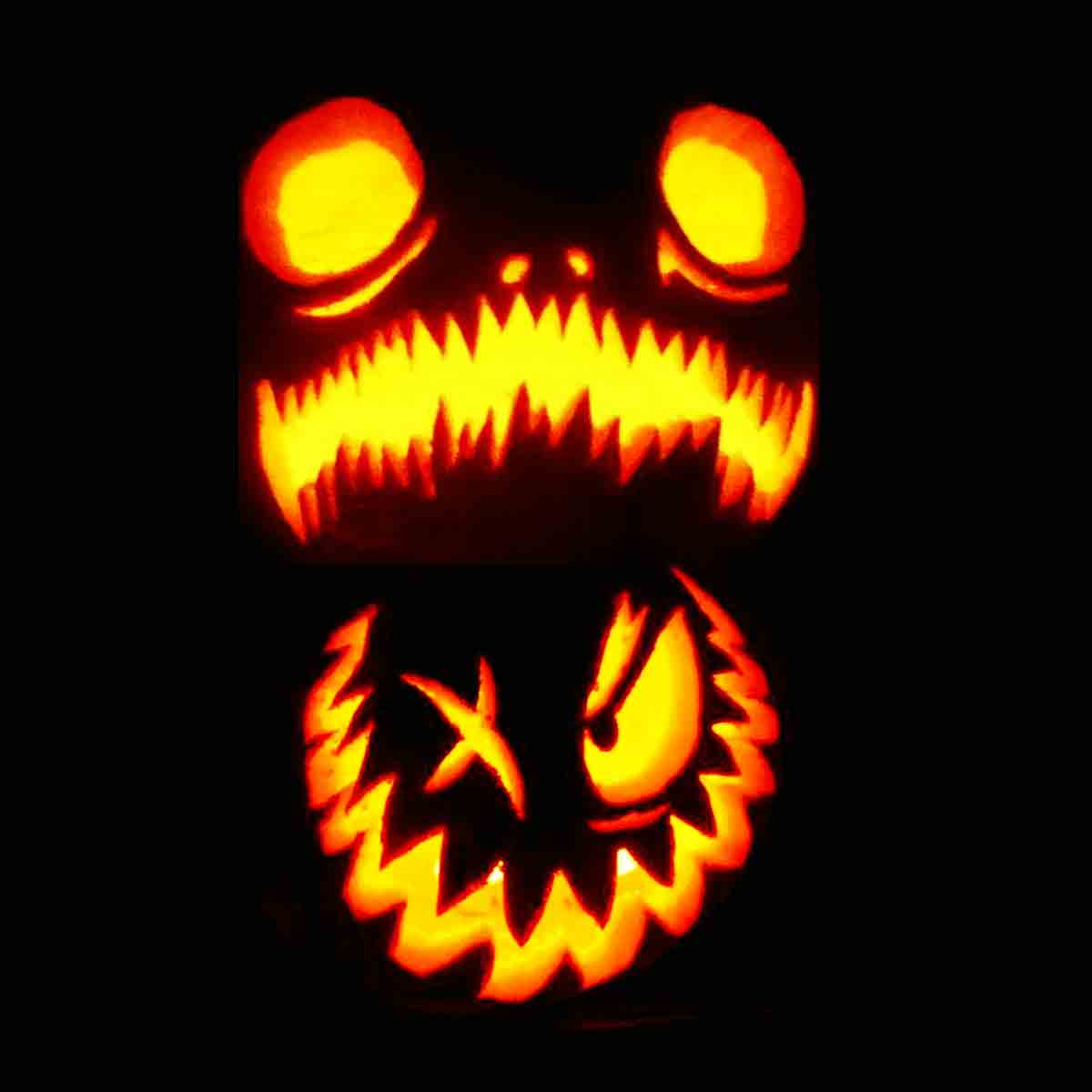 Scary Face Pumpkin Carving Ideas
