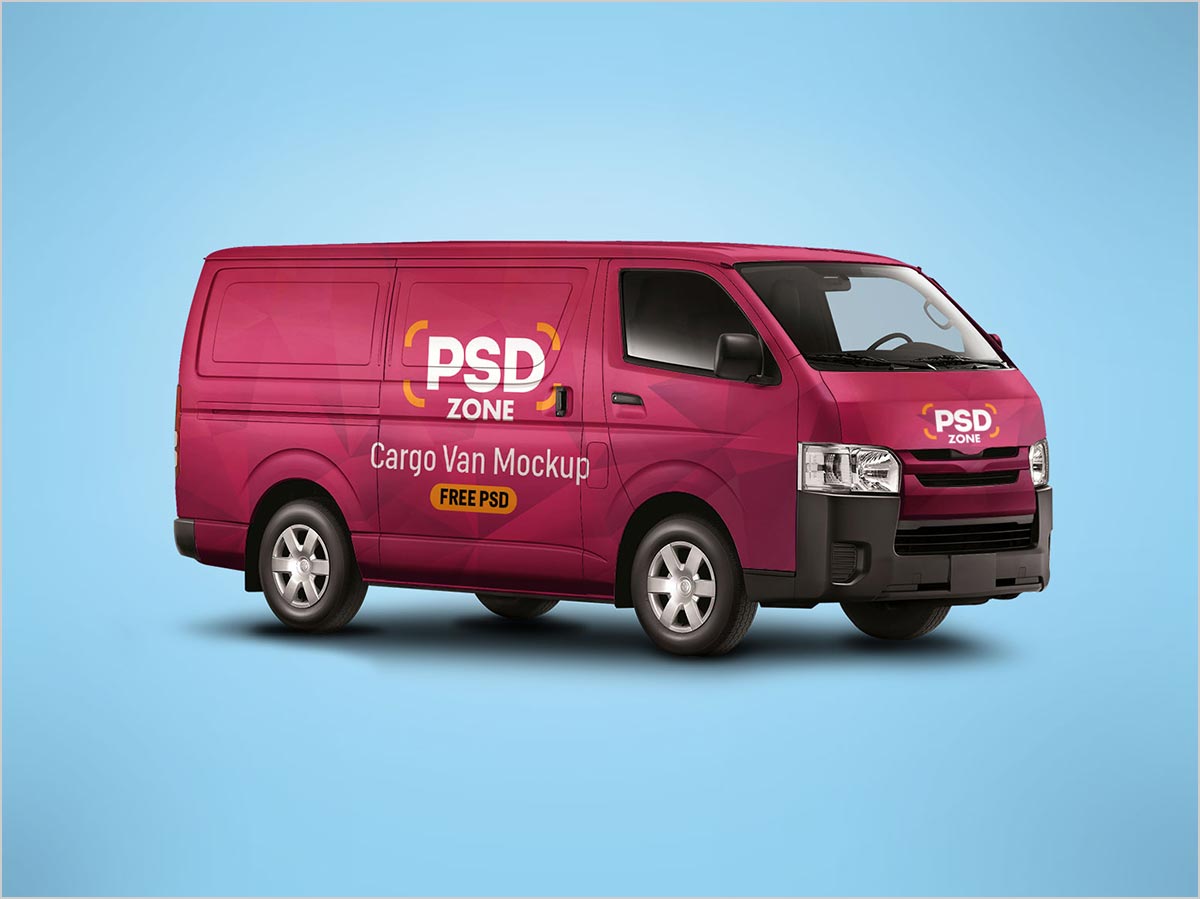 Download 40 Free Car, Van & Bus Mockup PSD Files For Vehicle Branding | Designbolts