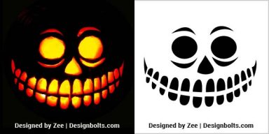 10 Free New Cool & Scary Halloween Pumpkin Carving Stencils, Templates ...