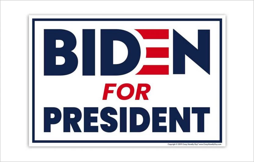 Buy the Best 20 Yard Signs & Flags for Biden President 2020 - Designbolts