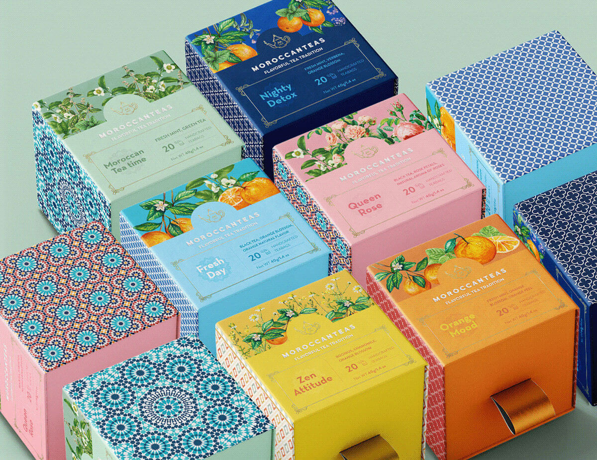 MoroccanTea - Services Packaging Design