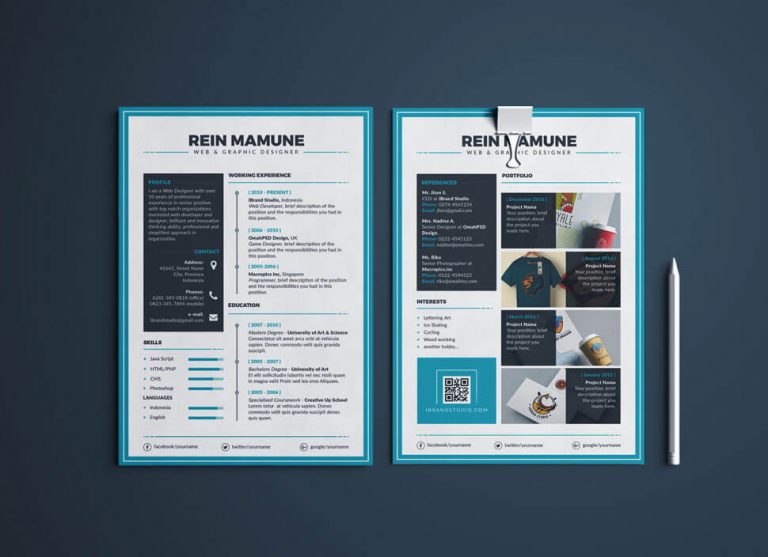 10 Best Free Good Resume Templates For Good Job in 2021 - Designbolts