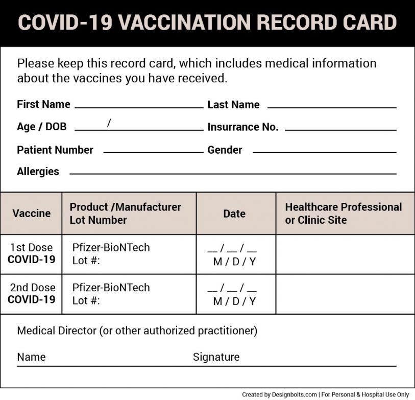 free covid 19 vaccination card printable template ai pdf