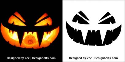 10 Free Halloween Pumpkin Carving Stencils & Templates 2021 - Designbolts