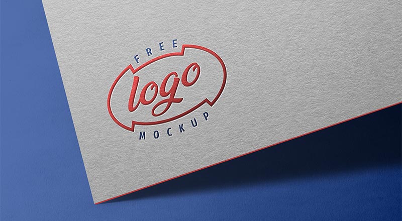 Download Free Paper Logo Mockup PSD | Designbolts