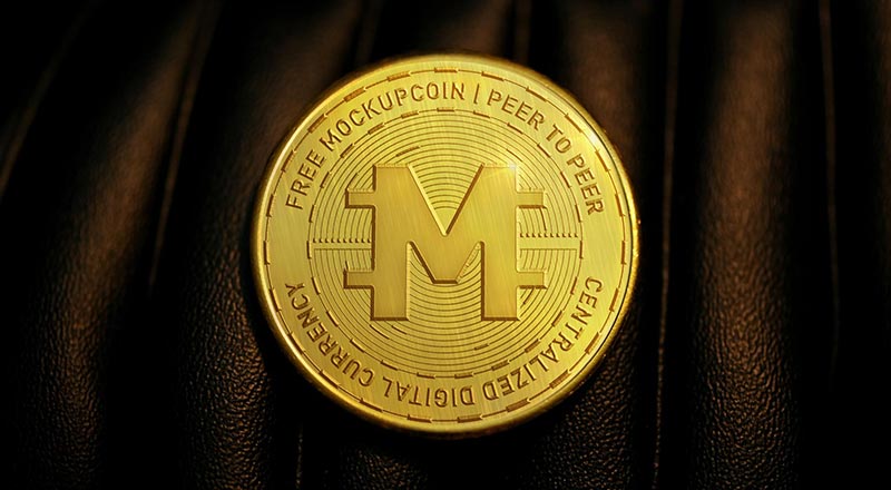 Free Crypto Currency Coin Mockup PSD | Designbolts