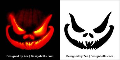 10 Free Scary Pumpkin Carving Stencils, Templates & Ideas 2021 ...