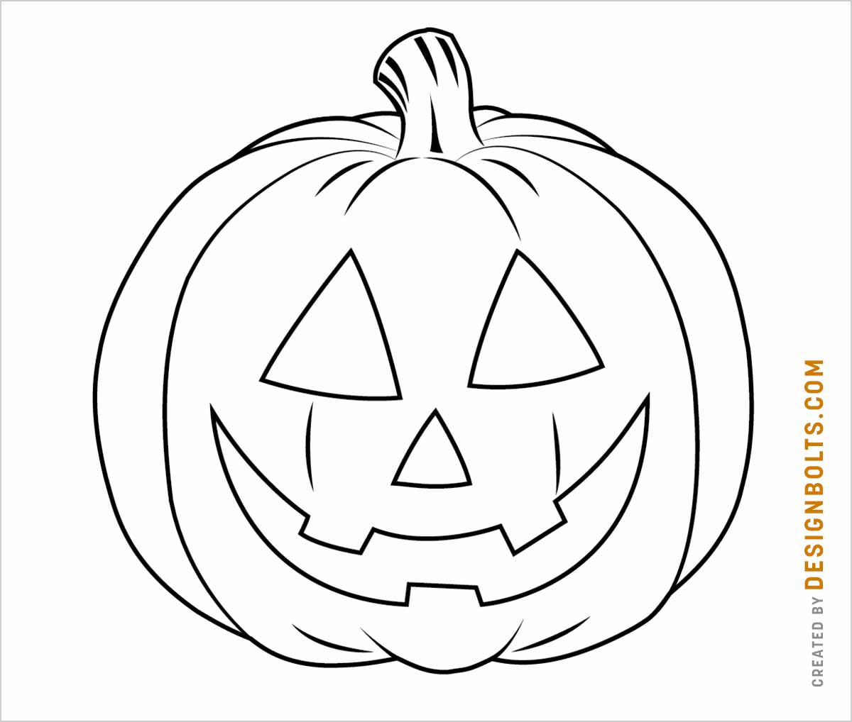 Pumpkin Template | Free Printable Pumpkin Outlines - One Little Project