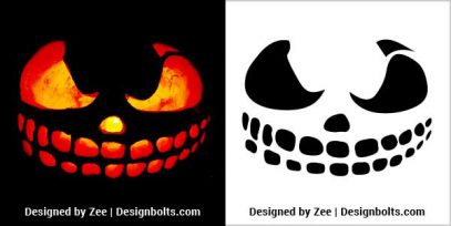 10 Free Scary Pumpkin Carving Stencils, Ideas & Templates 2021 ...