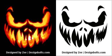 10 Free Scary Pumpkin Carving Stencils, Ideas & Printable Templates ...