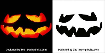 10 Free Scary Pumpkin Carving Stencils, Ideas & Printable Templates ...